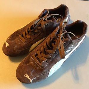 Ladies PUMA Sneakers -Brown Suede SZ 10